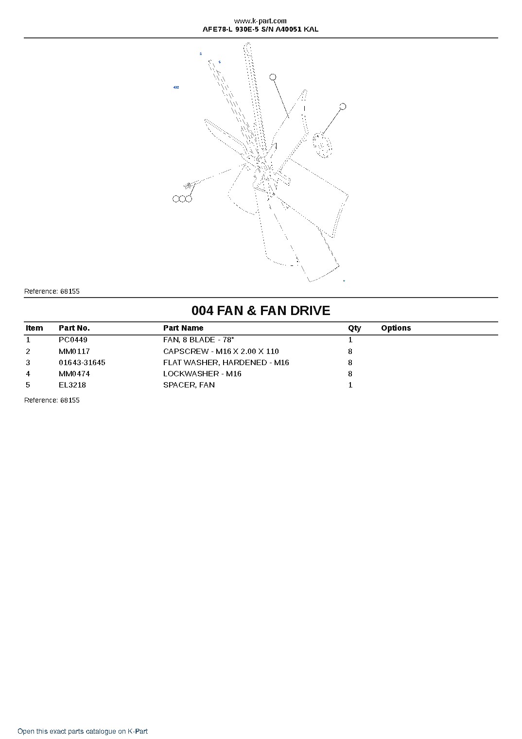 AFE78-L 930E-5 S/N A40051  KAL – sample page 2