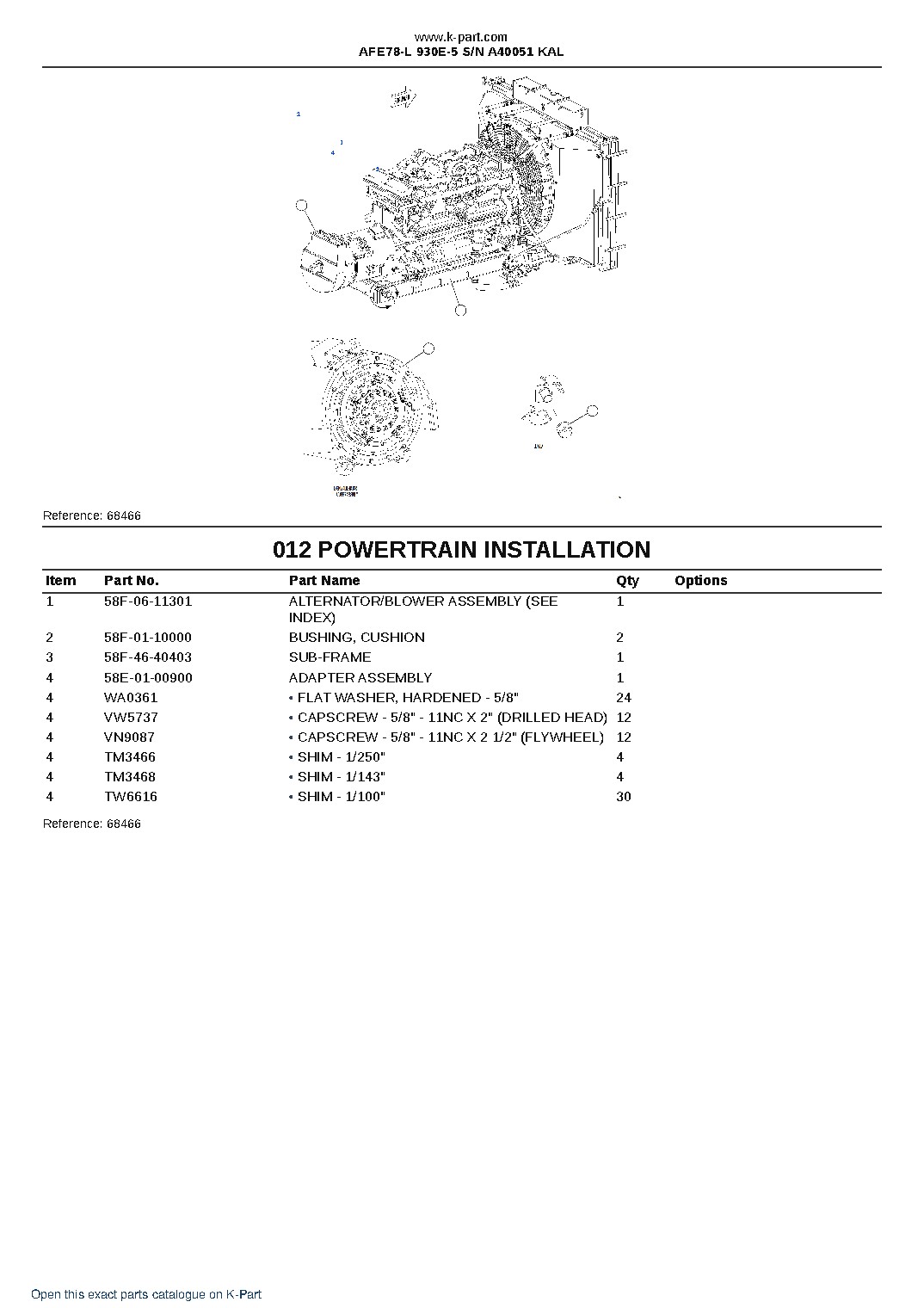 AFE78-L 930E-5 S/N A40051  KAL – sample page 6