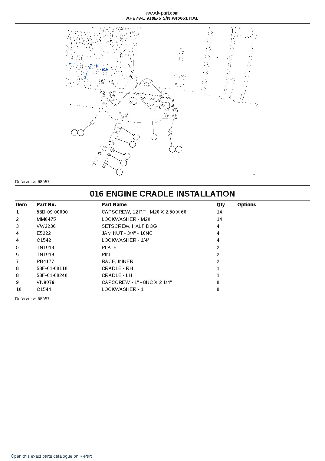 AFE78-L 930E-5 S/N A40051  KAL – sample page 8