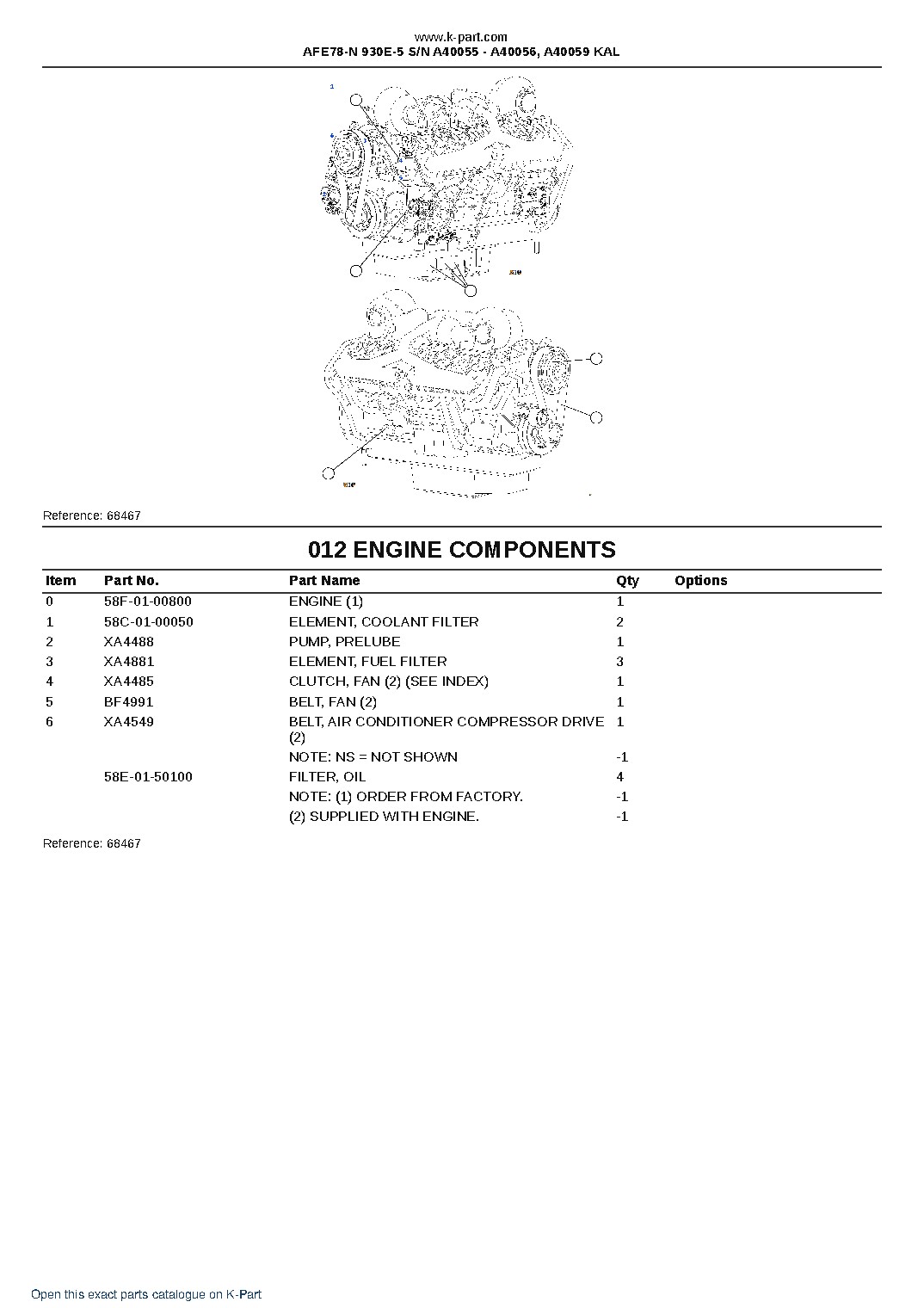 AFE78-N 930E-5 S/N A40055 – A40056, A40059 KAL – sample page 6