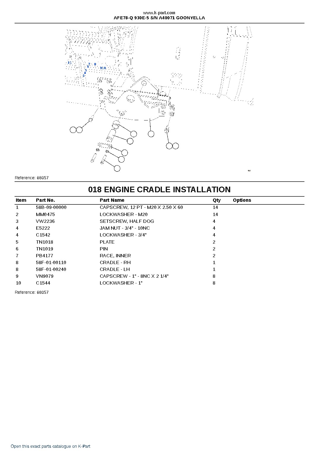 AFE78-Q 930E-5 S/N A40071  GOONYELLA – sample page 10