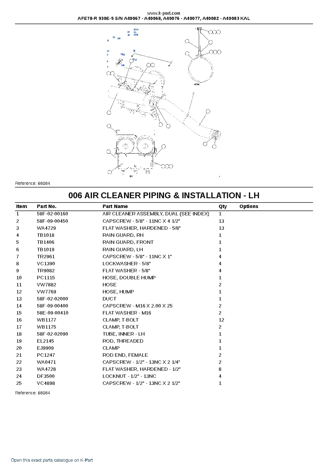 AFE78-R 930E-5 S/N A40067 – A40068, A40076 – A40077, A40082 – A40083  KAL – sample page 3