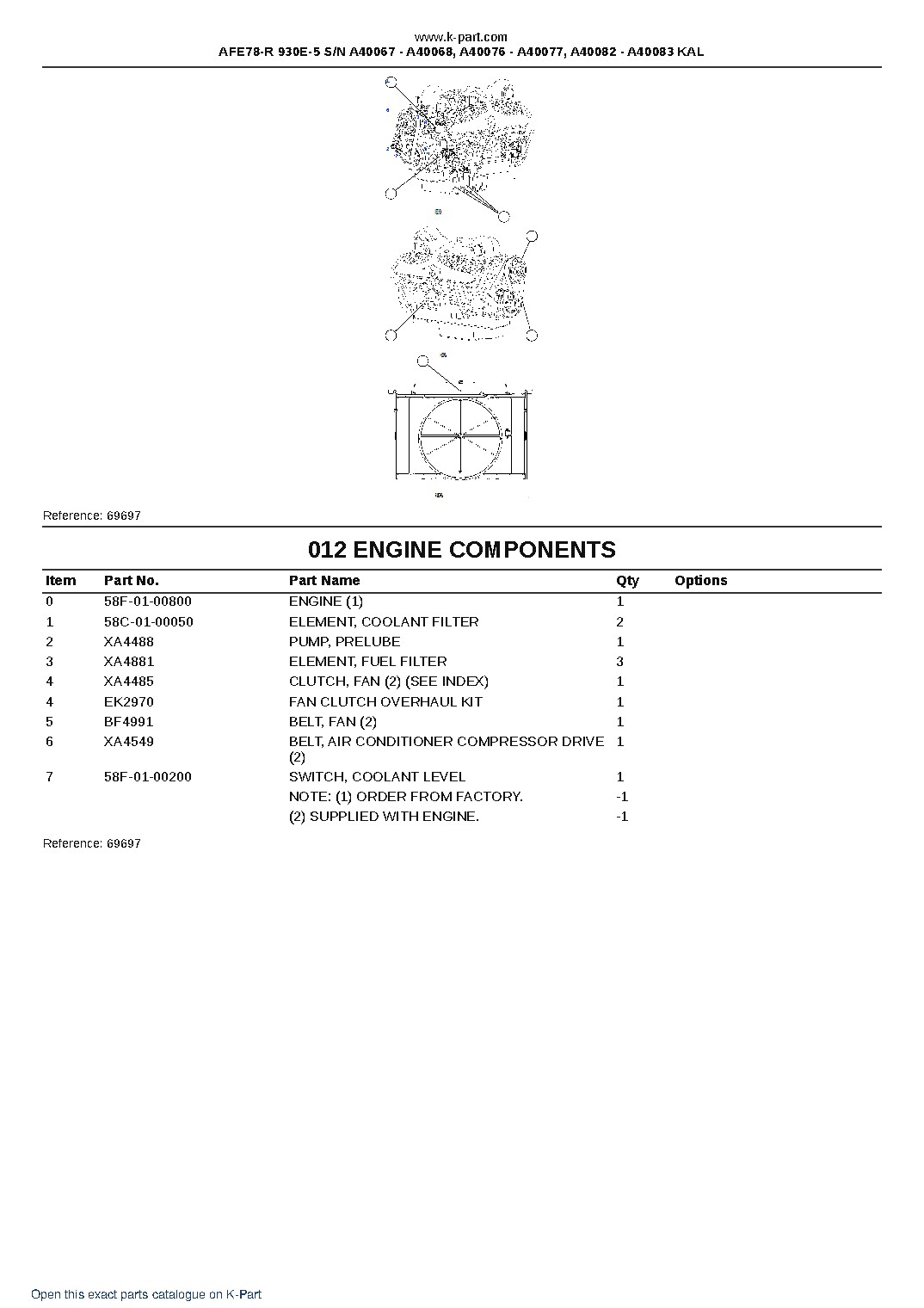 AFE78-R 930E-5 S/N A40067 – A40068, A40076 – A40077, A40082 – A40083  KAL – sample page 6
