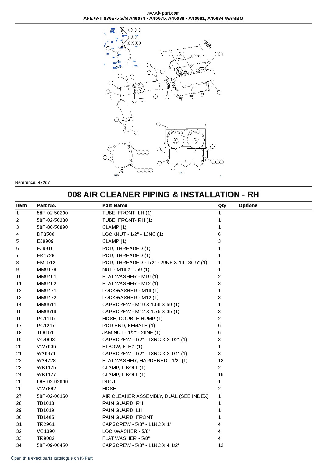 AFE78-T 930E-5 S/N A40074 – A40075, A40080 – A40081, A40084  WAMBO – sample page 5