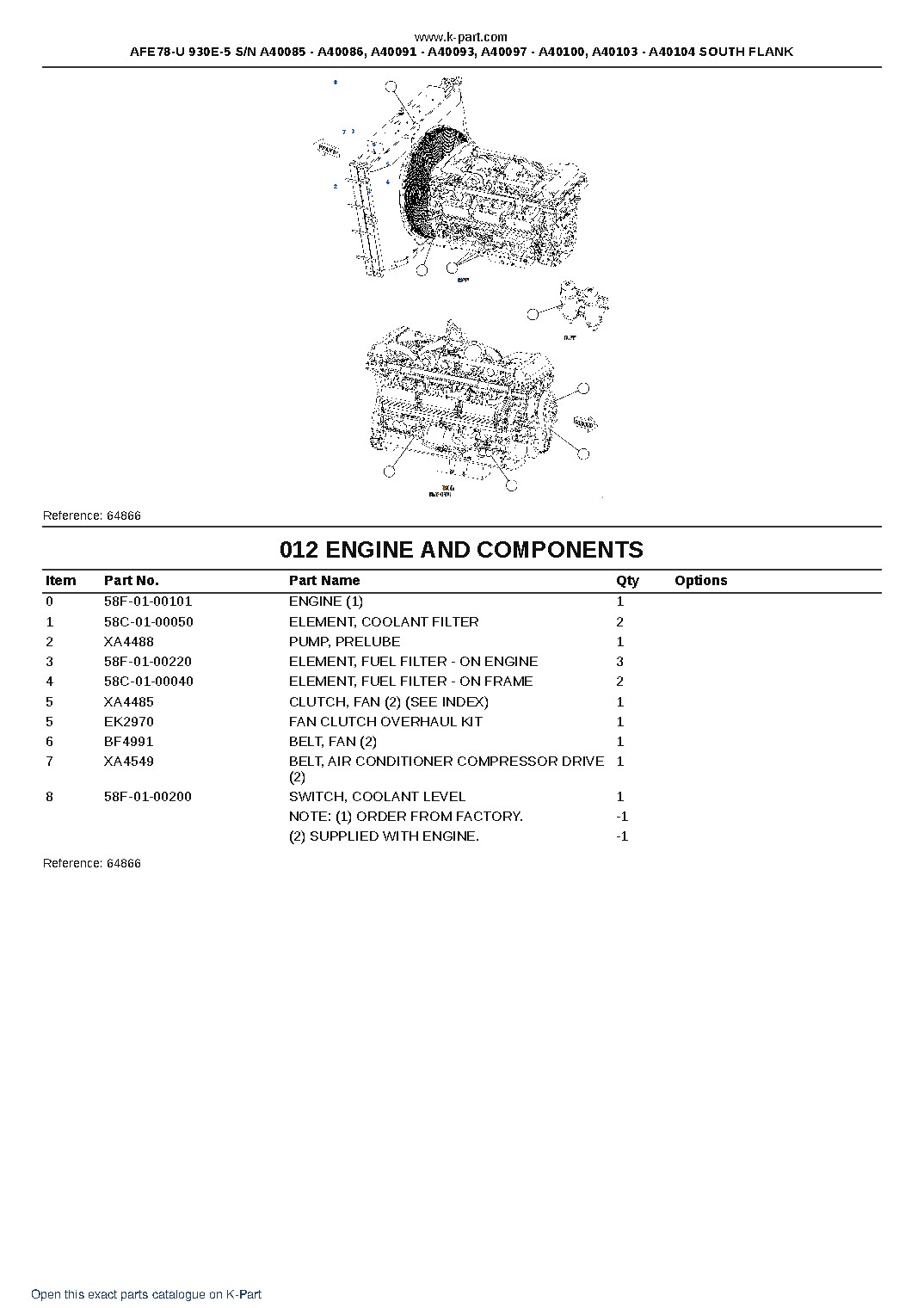 AFE78-U 930E-5 S/N A40085 – A40086, A40091 – A40093, A40097 – A40100, A40103 – A40104 SOUTH FLANK – sample page 6 AFE78-U 930E-5 S/N A40085 – A40086, A40091 – A40093, A40097 – A40100, A40103 – A40104 SOUTH FLANK – sample page 6