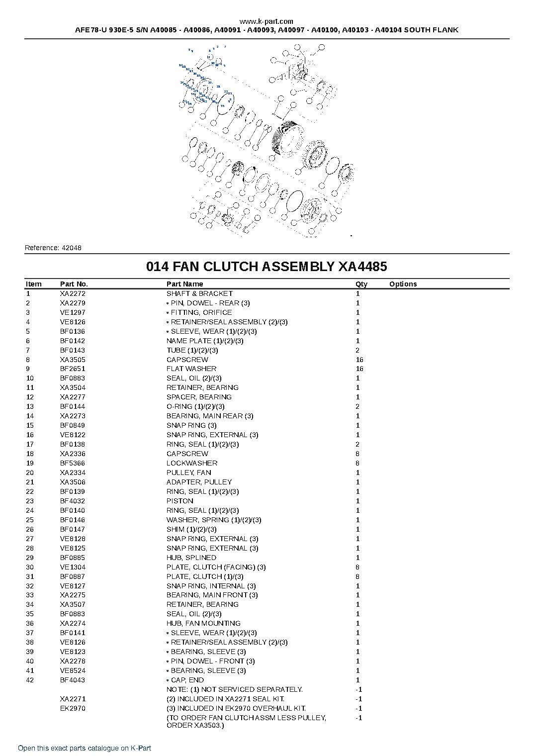 AFE78-U 930E-5 S/N A40085 – A40086, A40091 – A40093, A40097 – A40100, A40103 – A40104 SOUTH FLANK – sample page 7 AFE78-U 930E-5 S/N A40085 – A40086, A40091 – A40093, A40097 – A40100, A40103 – A40104 SOUTH FLANK – sample page 7