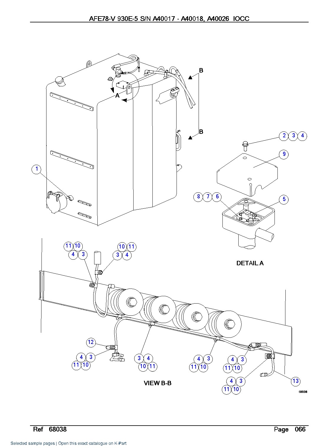 AFE78-V 930E-5 S/N A40017 – A40018, A40026  IOCC – sample page 7