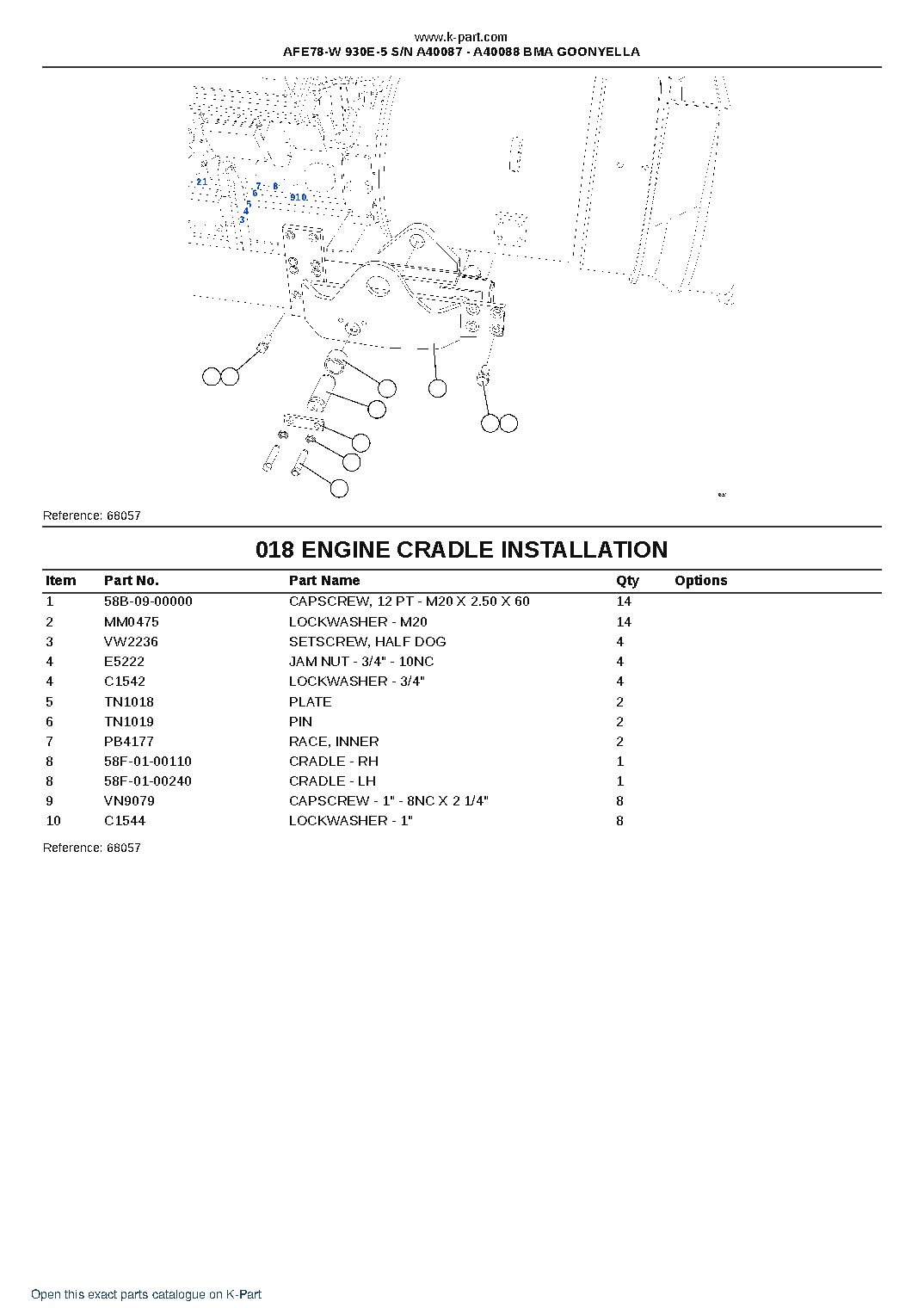AFE78-W 930E-5 S/N A40087 – A40088  BMA GOONYELLA – sample page 10