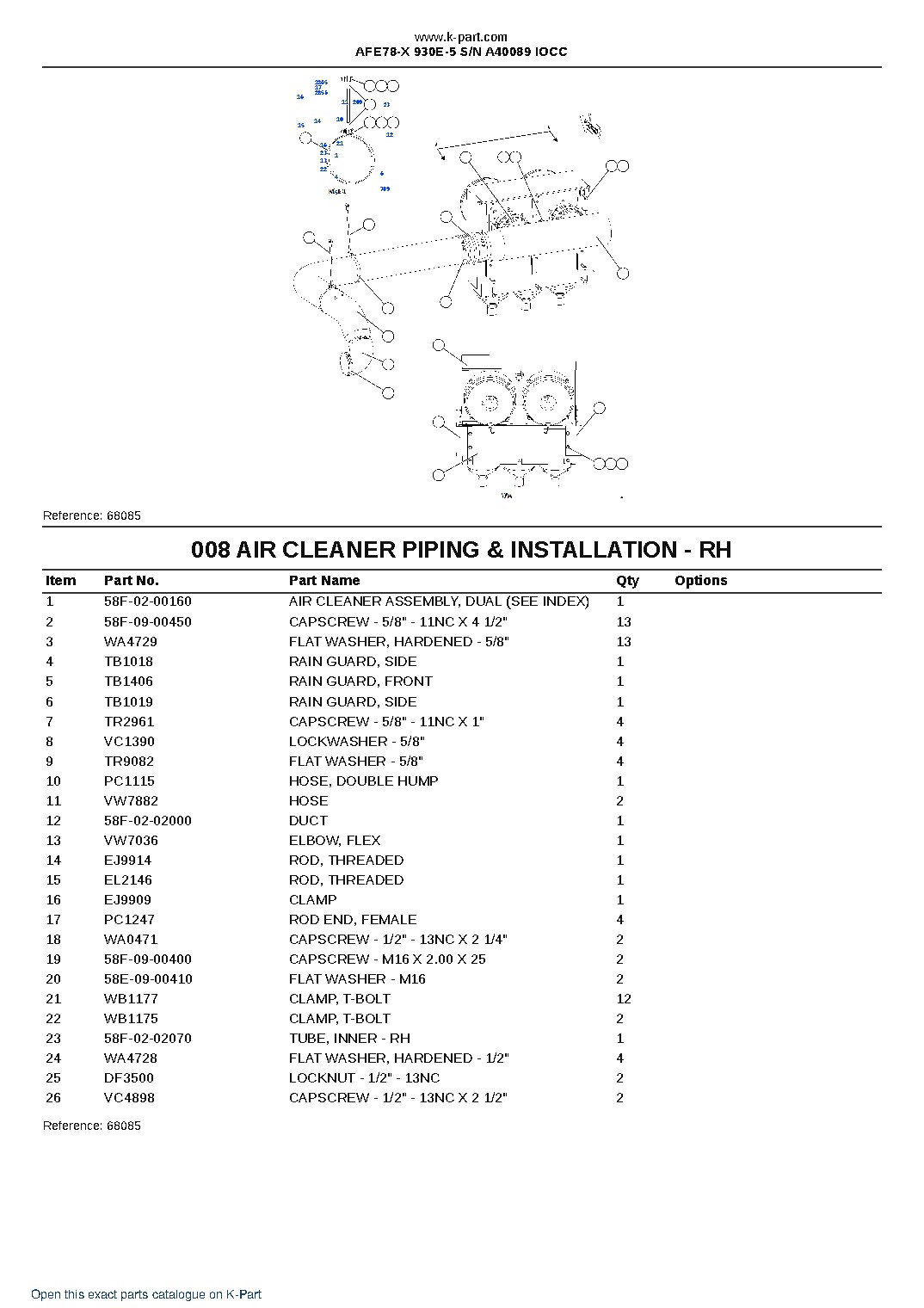 AFE78-X 930E-5 S/N A40089 IOCC – sample page 4 AFE78-X 930E-5 S/N A40089 IOCC – sample page 4