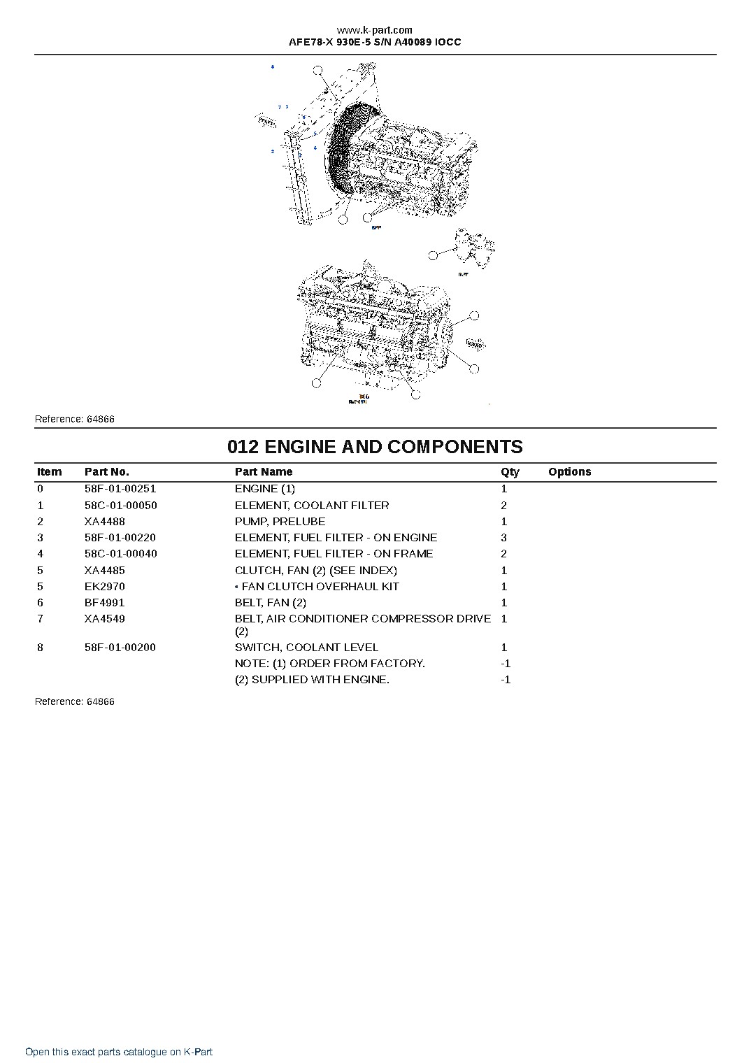 AFE78-X 930E-5 S/N A40089 IOCC – sample page 6 AFE78-X 930E-5 S/N A40089 IOCC – sample page 6