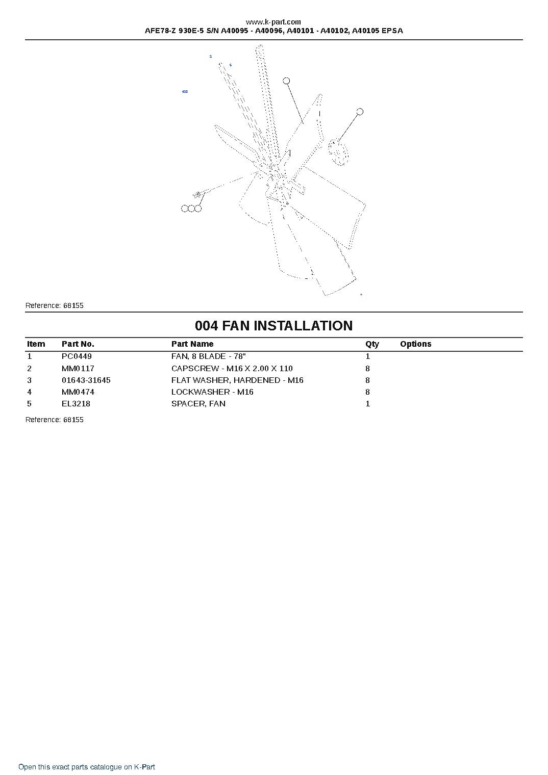 AFE78-Z 930E-5 S/N A40095 – A40096, A40101 – A40102, A40105 EPSA – sample page 2 AFE78-Z 930E-5 S/N A40095 – A40096, A40101 – A40102, A40105 EPSA – sample page 2