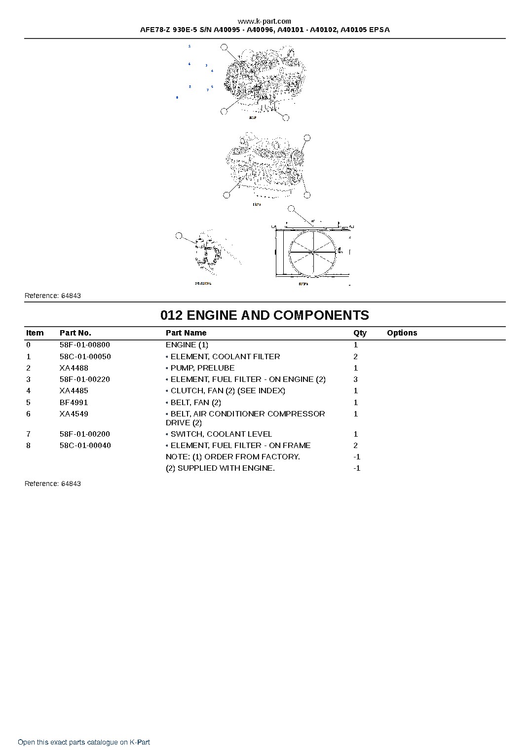 AFE78-Z 930E-5 S/N A40095 – A40096, A40101 – A40102, A40105 EPSA – sample page 6 AFE78-Z 930E-5 S/N A40095 – A40096, A40101 – A40102, A40105 EPSA – sample page 6