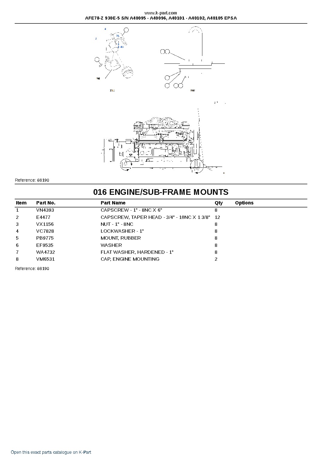 AFE78-Z 930E-5 S/N A40095 – A40096, A40101 – A40102, A40105 EPSA – sample page 9 AFE78-Z 930E-5 S/N A40095 – A40096, A40101 – A40102, A40105 EPSA – sample page 9