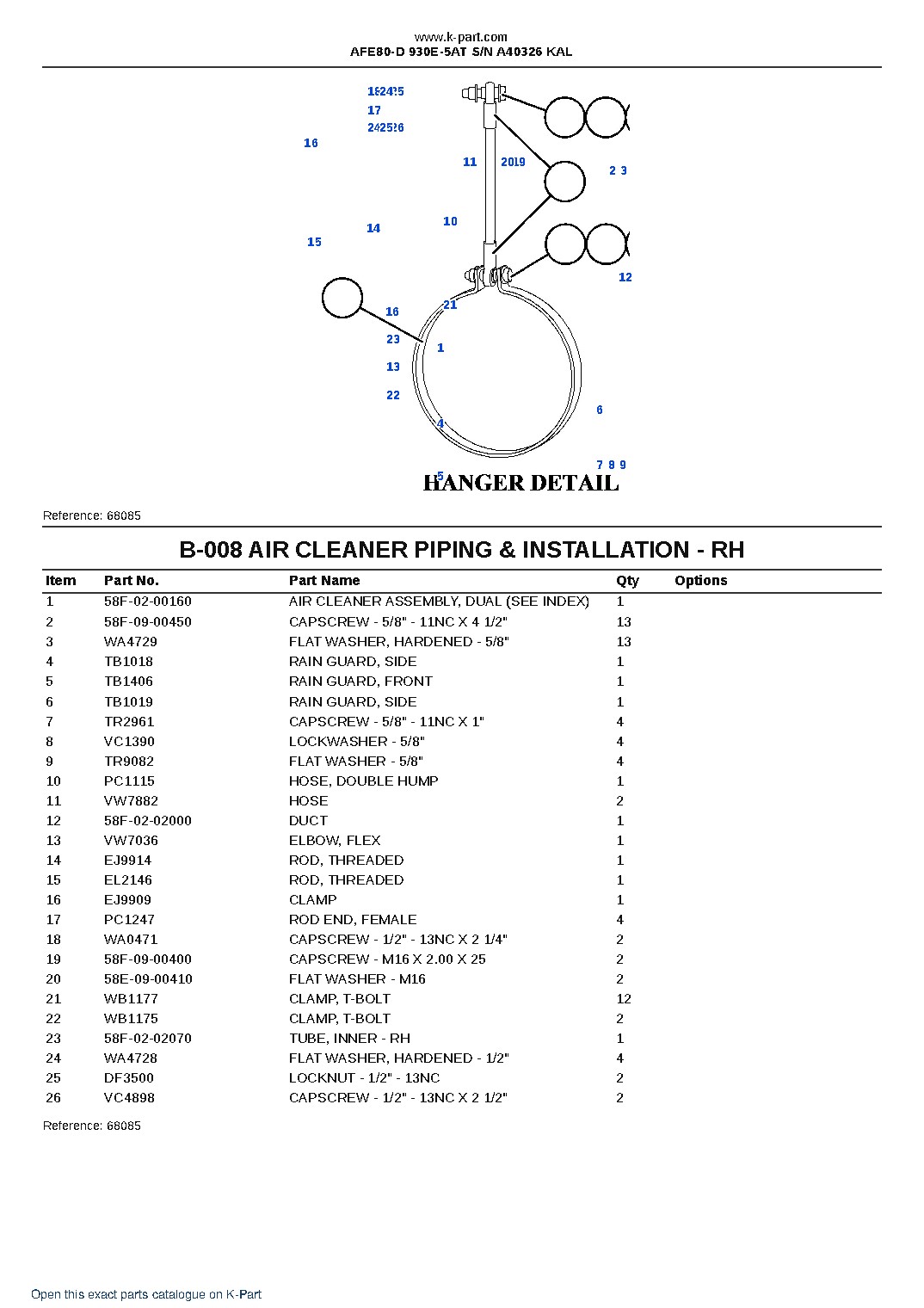 AFE80-D 930E-5AT S/N A40326  KAL – sample page 5