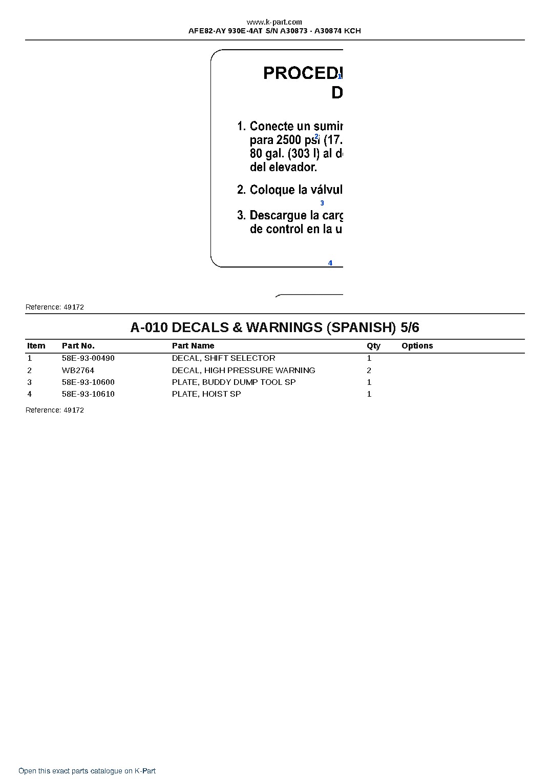 AFE82-AY 930E-4AT S/N A30873 – A30874  KCH – sample page 5