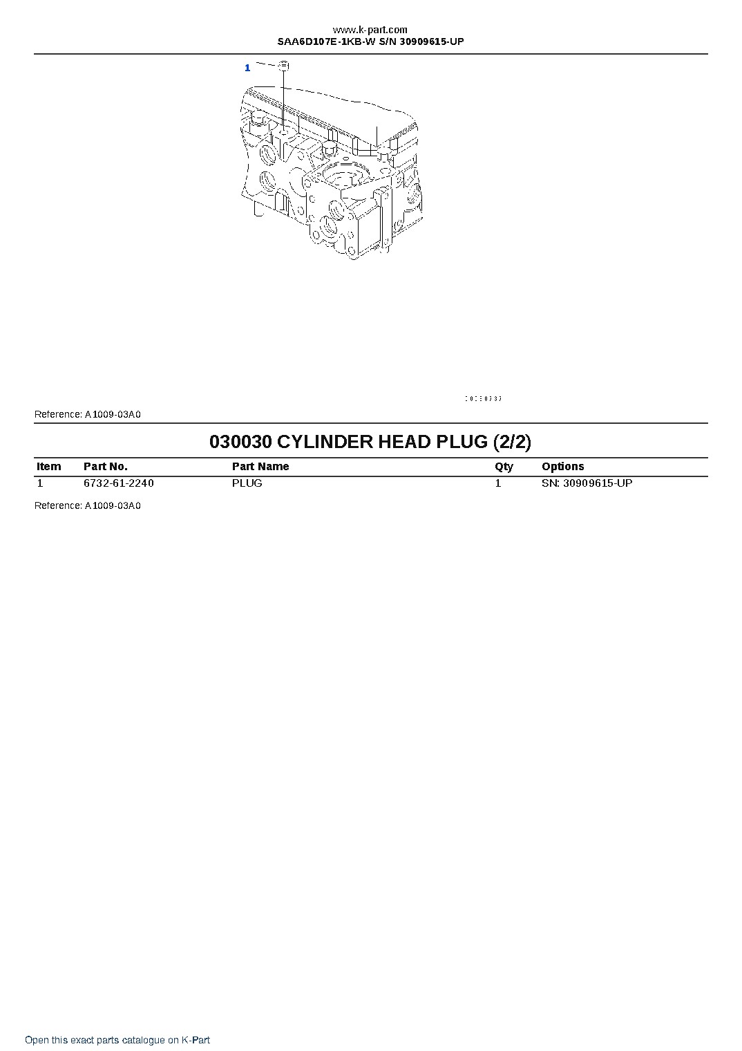 SAA6D107E-1KB-W S/N 30909615-UP – sample page 3 SAA6D107E-1KB-W S/N 30909615-UP – sample page 3