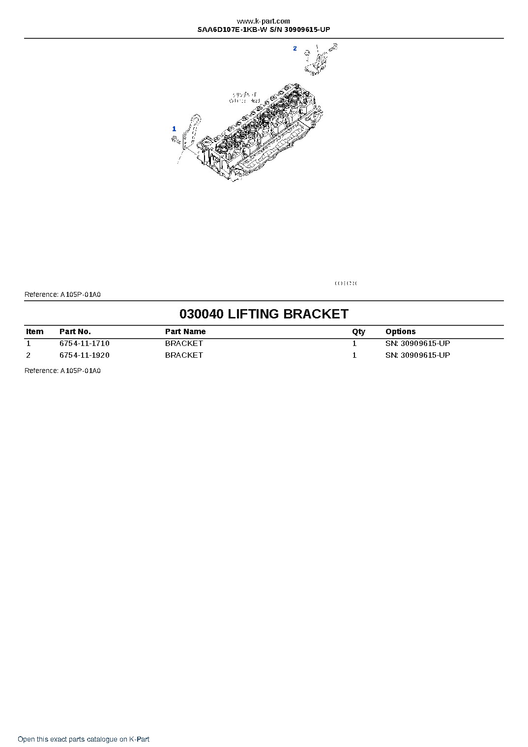 SAA6D107E-1KB-W S/N 30909615-UP – sample page 4 SAA6D107E-1KB-W S/N 30909615-UP – sample page 4