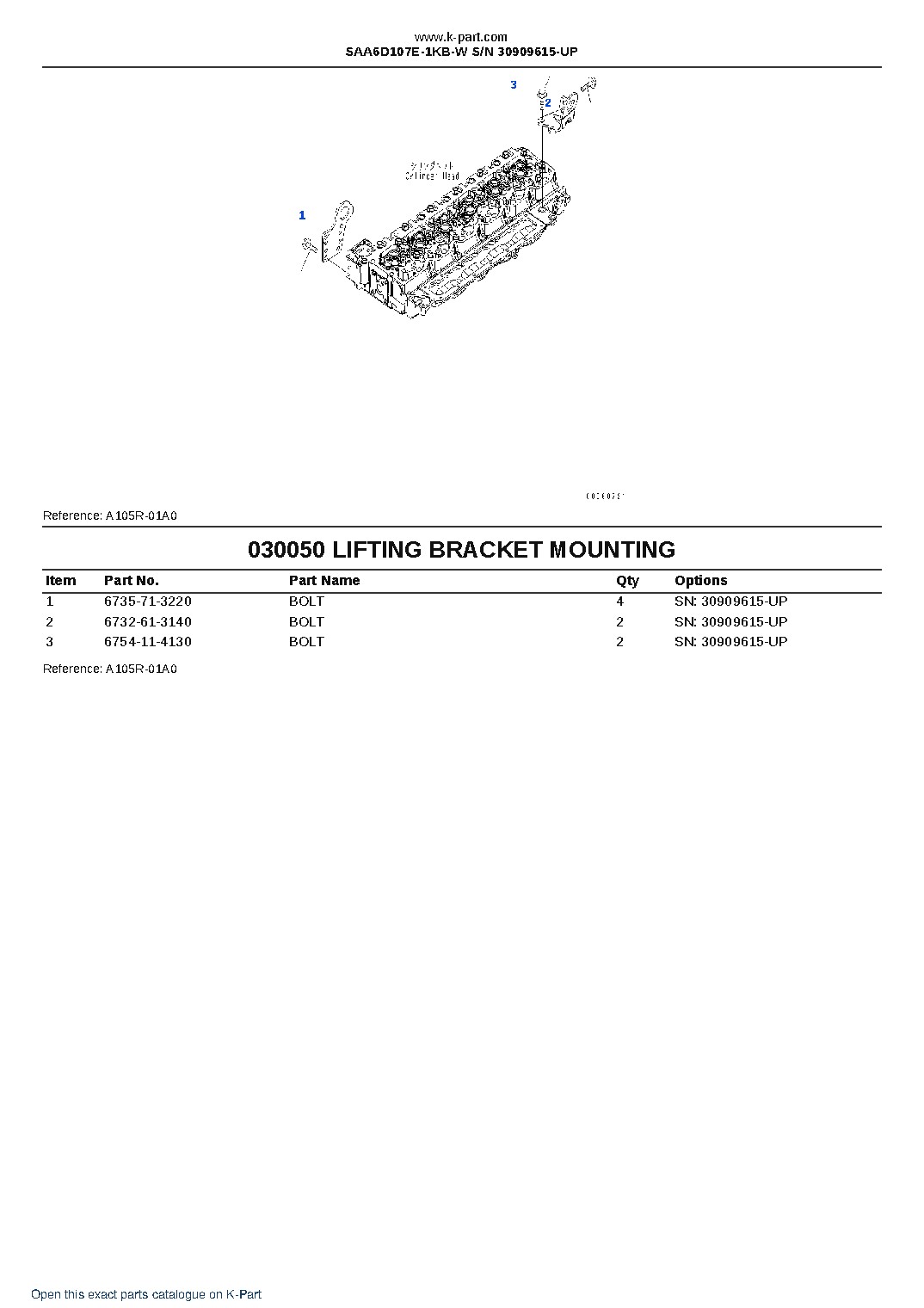 SAA6D107E-1KB-W S/N 30909615-UP – sample page 5 SAA6D107E-1KB-W S/N 30909615-UP – sample page 5