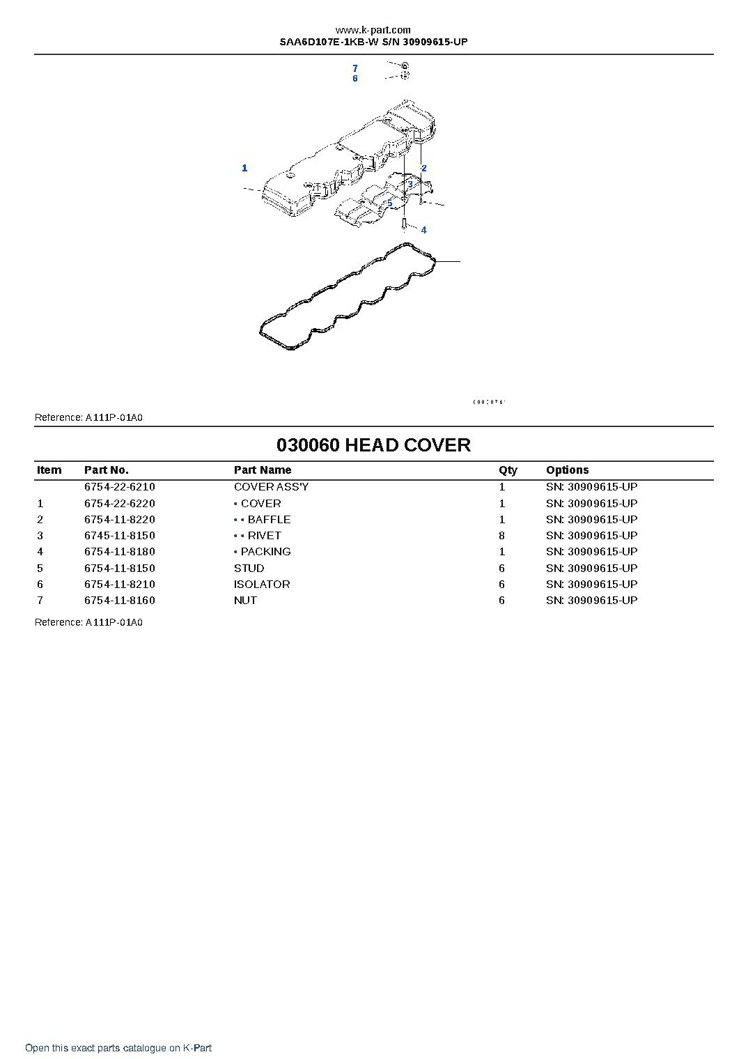 SAA6D107E-1KB-W S/N 30909615-UP – sample page 6 SAA6D107E-1KB-W S/N 30909615-UP – sample page 6