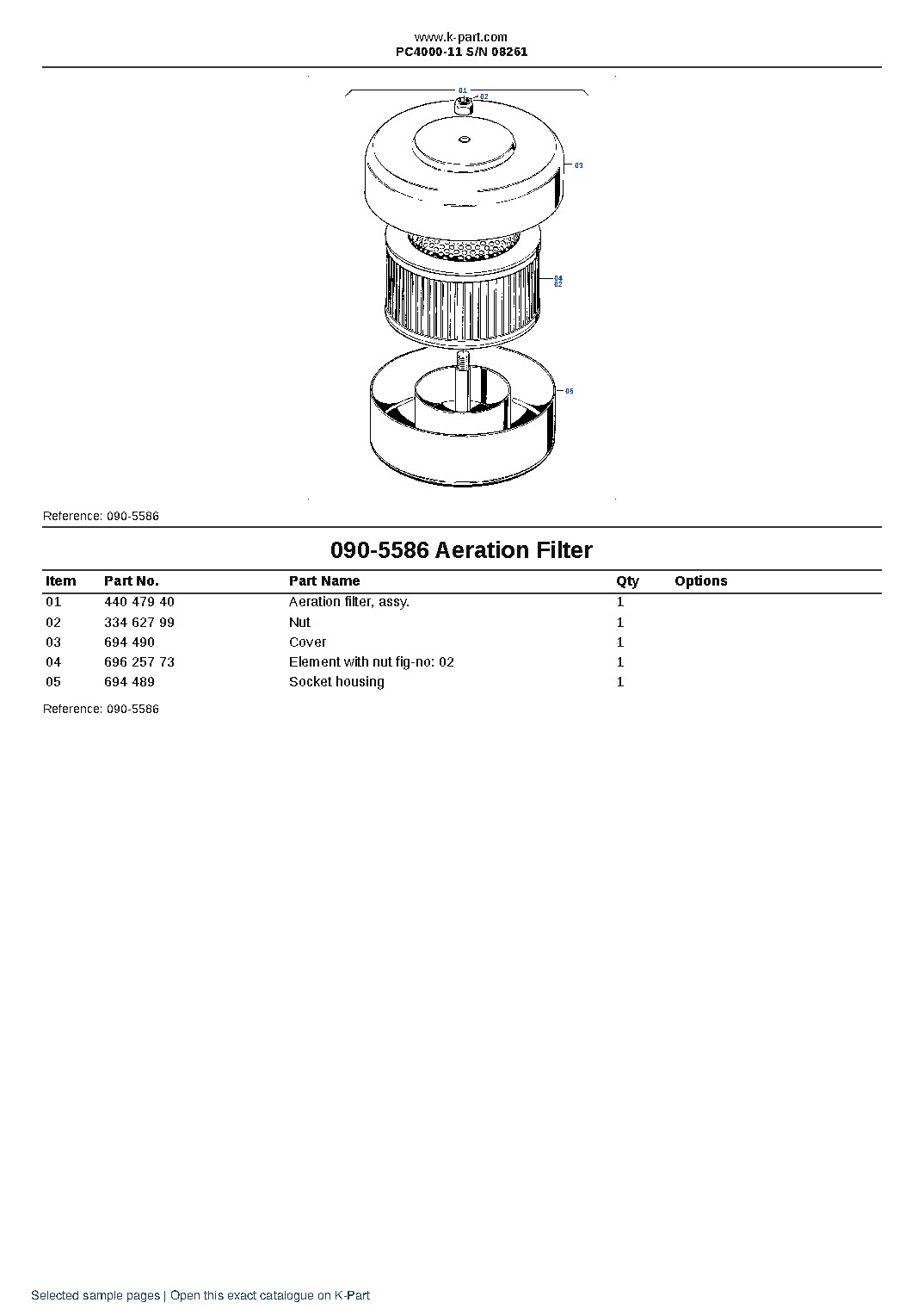 PC4000-11 S/N 08261 – sample page 8 PC4000-11 S/N 08261 – sample page 8
