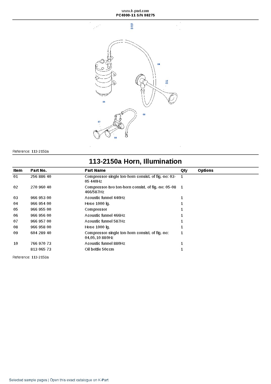 PC4000-11 S/N 08275 – sample page 9 PC4000-11 S/N 08275 – sample page 9