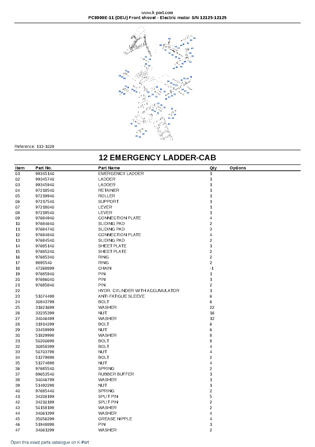 PC8000E-11 (DEU) Front shovel – Electric motor S/N 12125-12125 – sample page 10