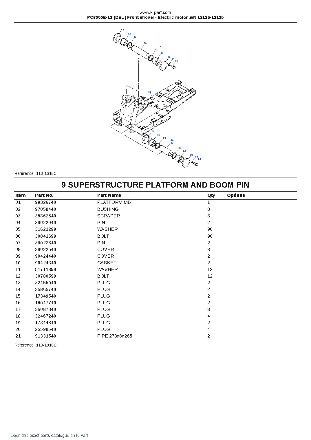 PC8000E-11 (DEU) Front shovel – Electric motor S/N 12125-12125 – sample page 5