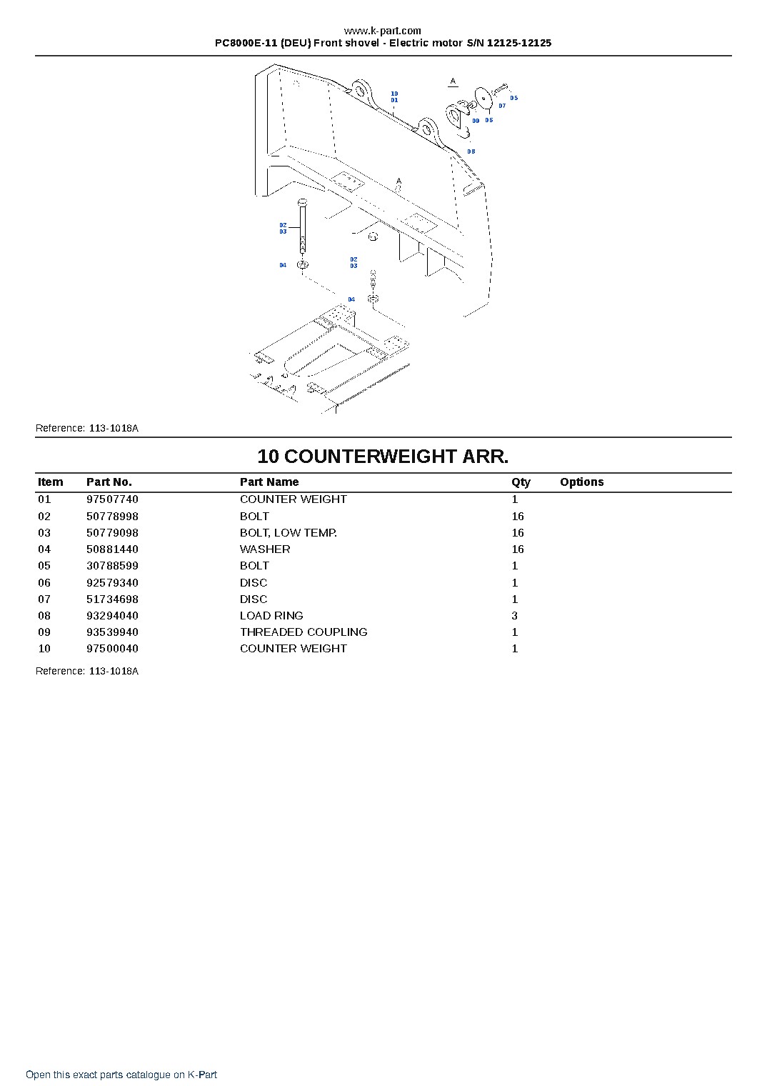 PC8000E-11 (DEU) Front shovel – Electric motor S/N 12125-12125 – sample page 6