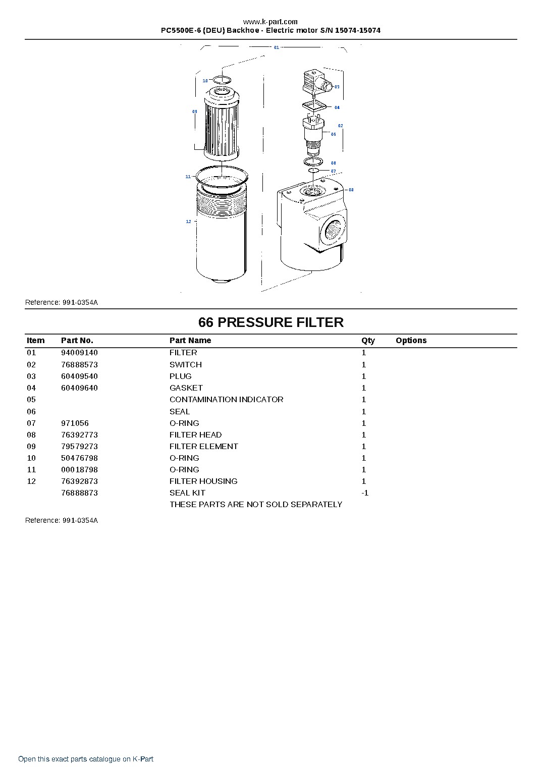 PC5500E-6 (DEU) Backhoe – Electric motor S/N 15074-15074 – sample page 10