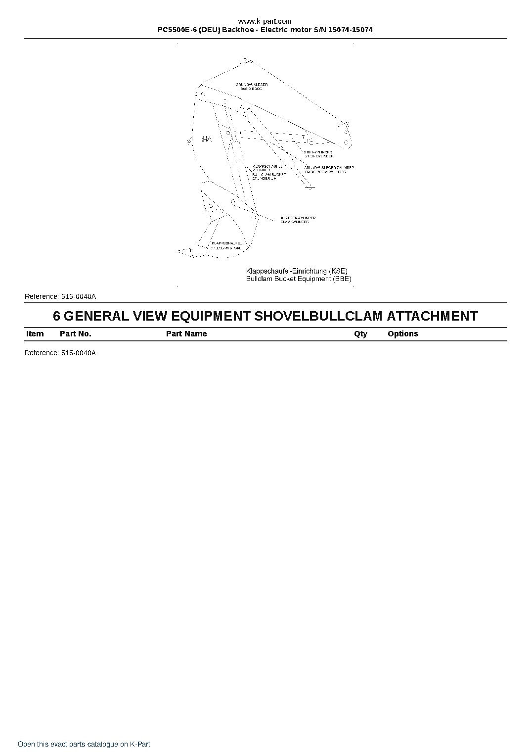 PC5500E-6 (DEU) Backhoe – Electric motor S/N 15074-15074 – sample page 4