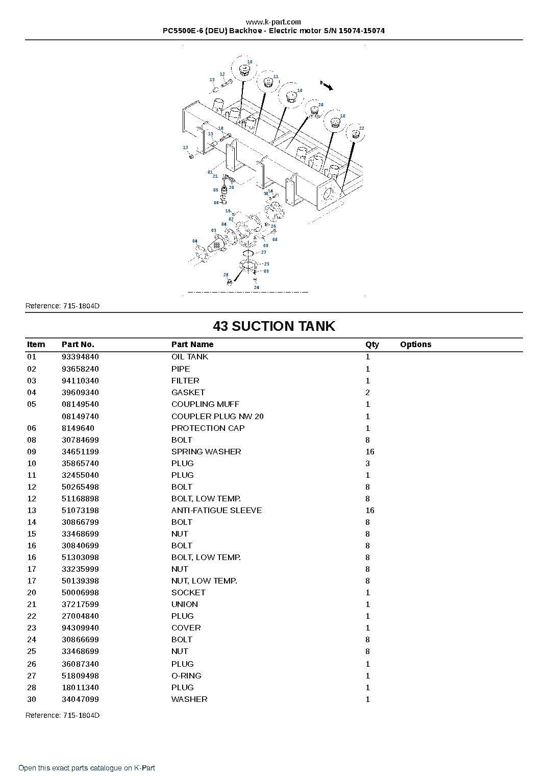 PC5500E-6 (DEU) Backhoe – Electric motor S/N 15074-15074 – sample page 8