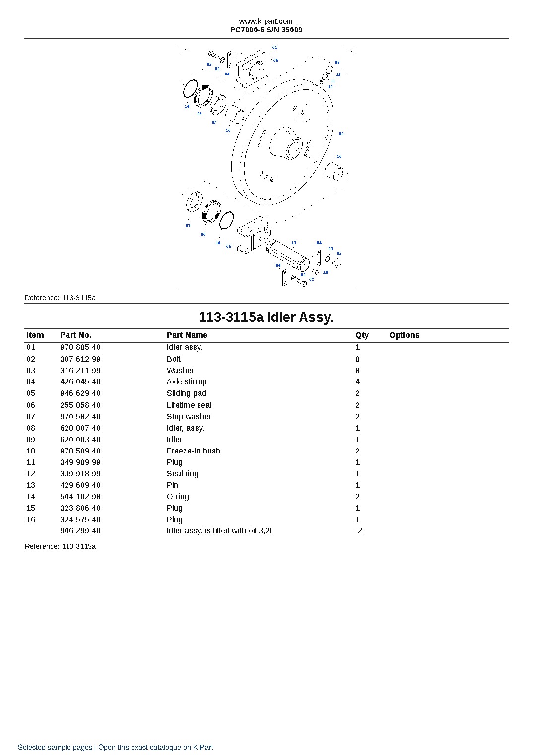 PC7000-6 S/N 35009 – sample page 9 PC7000-6 S/N 35009 – sample page 9