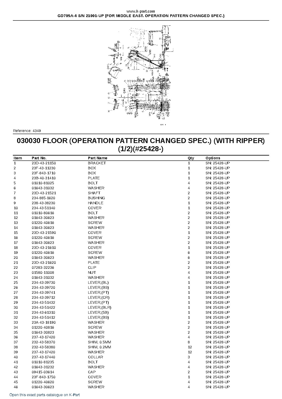 GD705A-4 S/N 21001-UP (FOR MIDDLE EAST. OPERATION PATTERN CHANGED SPEC.) – sample page 5