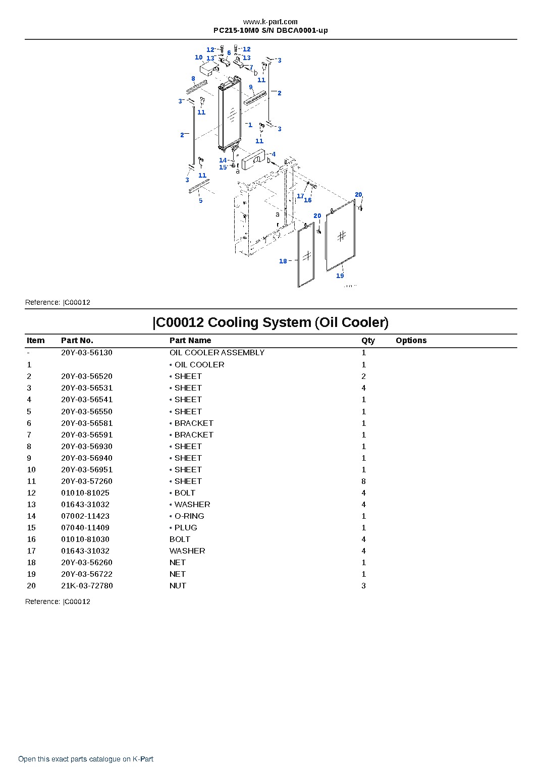 PC215-10M0 S/N DBCA0001-up – sample page 9