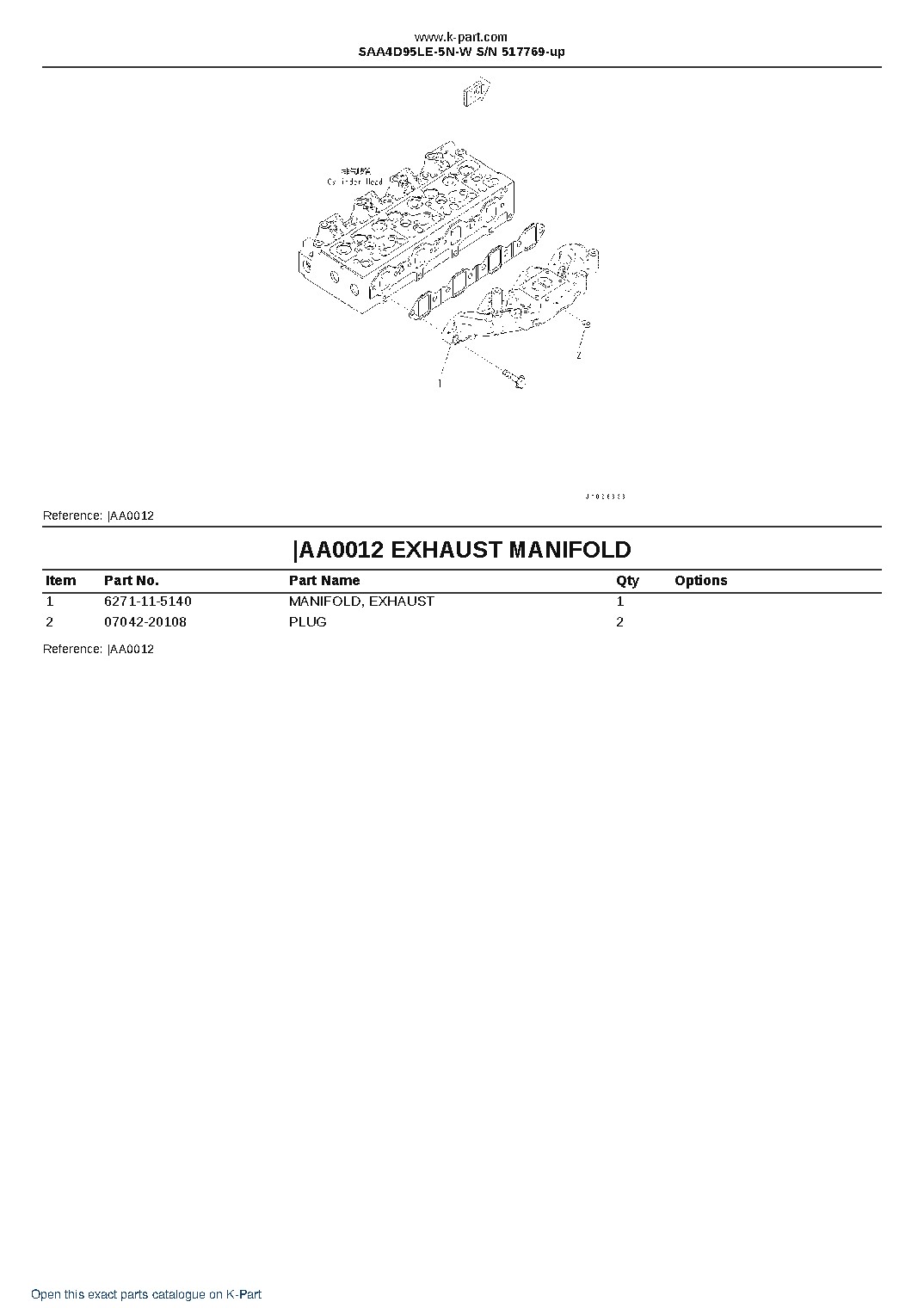 SAA4D95LE-5N-W S/N 517769-up – sample page 10