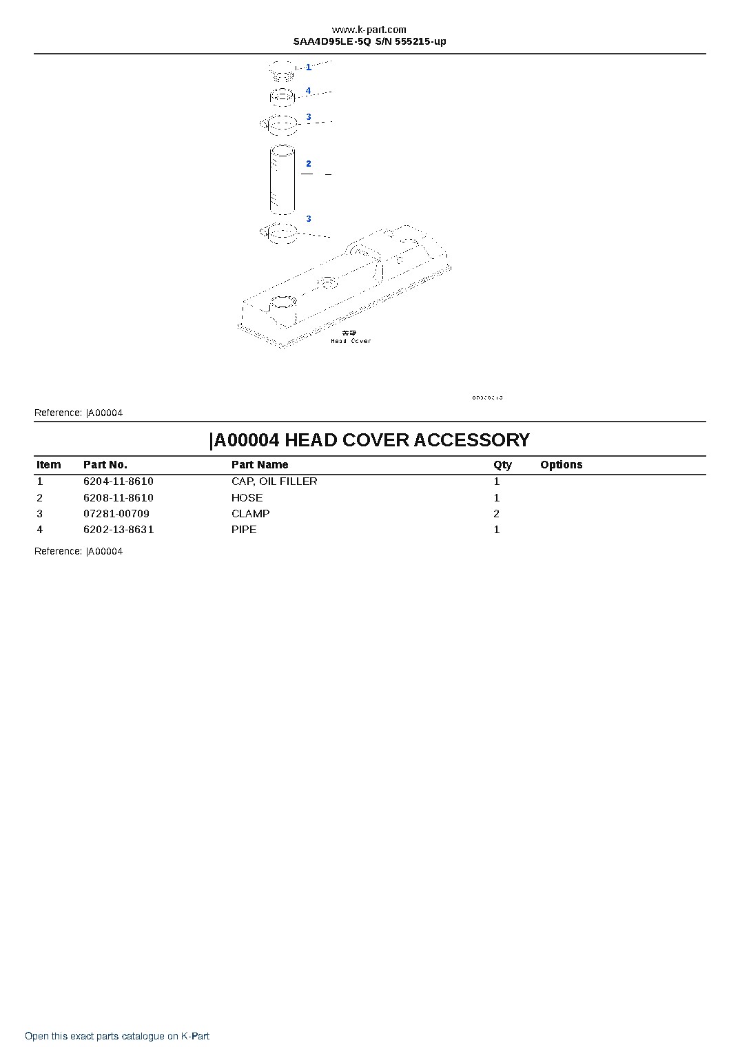 SAA4D95LE-5Q S/N 555215-up – sample page 2 SAA4D95LE-5Q S/N 555215-up – sample page 2