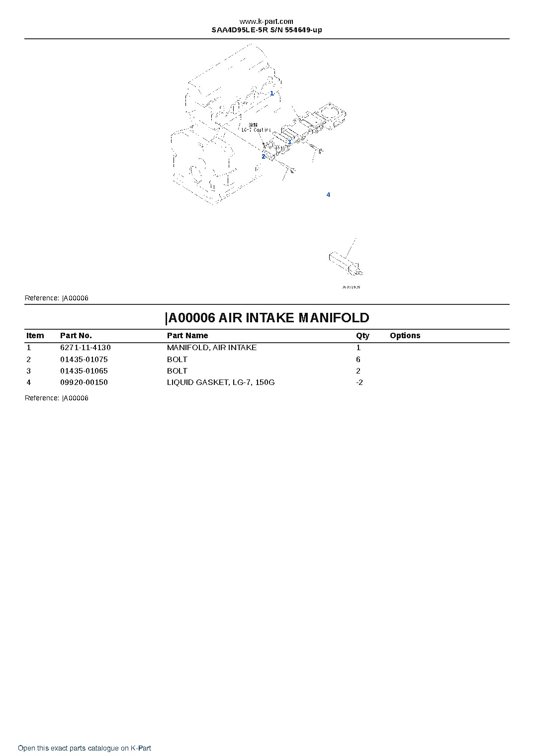 SAA4D95LE-5R S/N 554649-up – sample page 4
