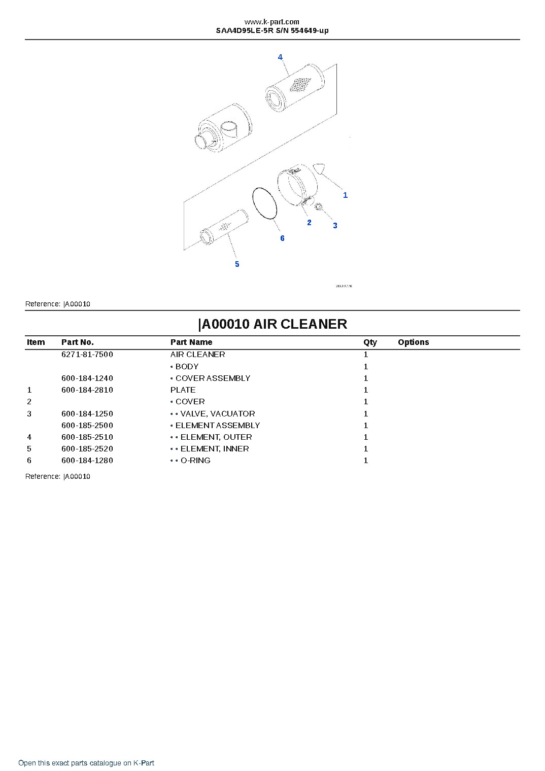SAA4D95LE-5R S/N 554649-up – sample page 8