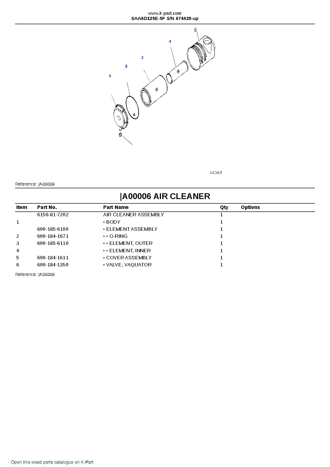 SAA6D125E-5F S/N 674420-up – sample page 6 SAA6D125E-5F S/N 674420-up – sample page 6