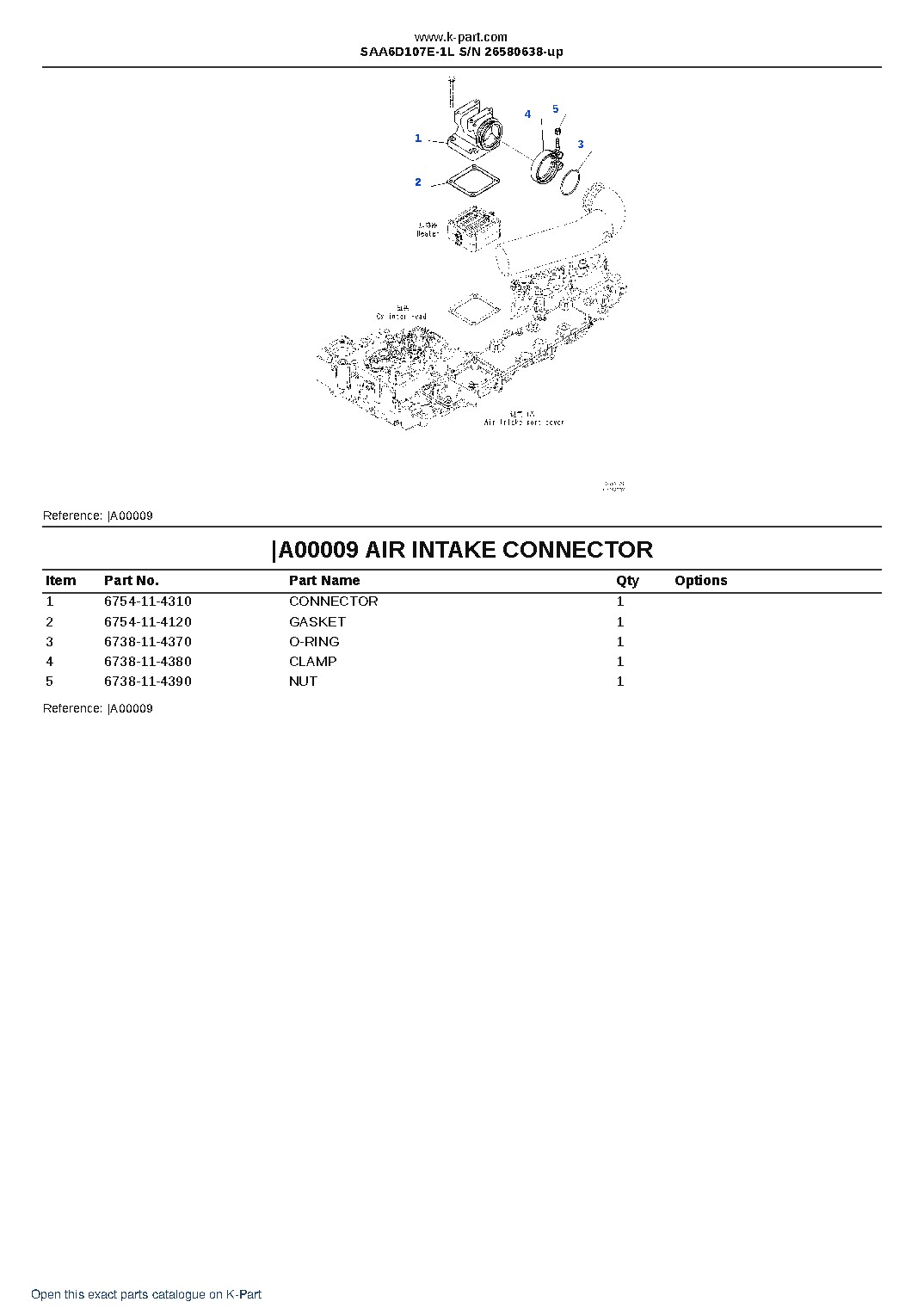 SAA6D107E-1L S/N 26580638-up – sample page 8 SAA6D107E-1L S/N 26580638-up – sample page 8
