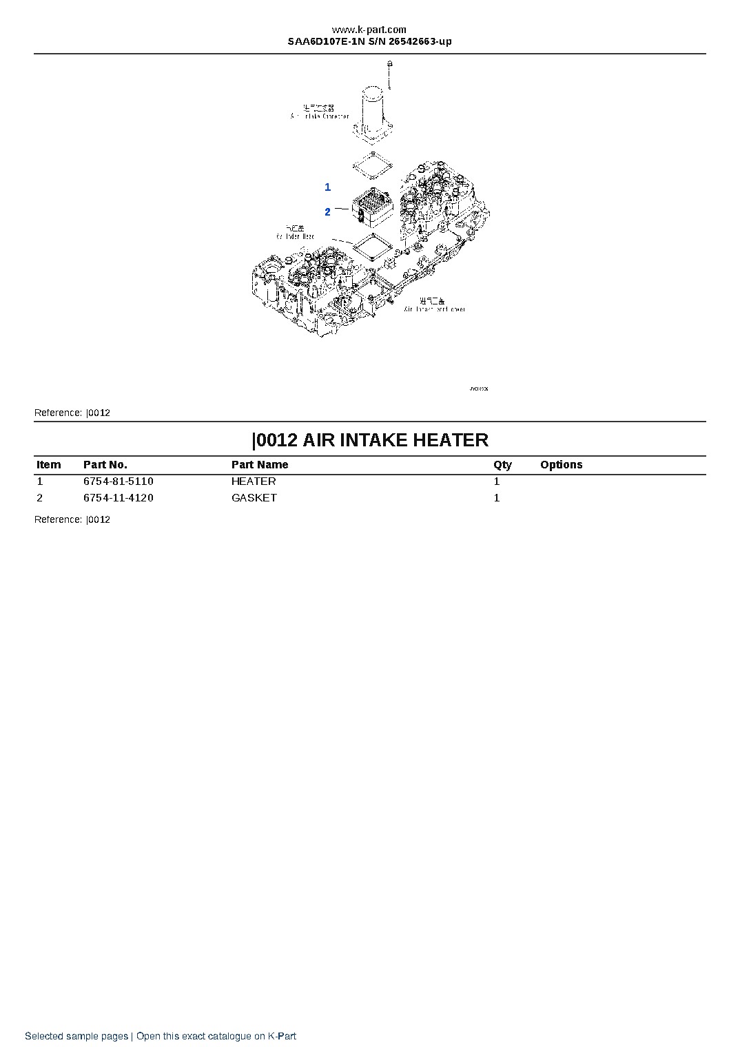 SAA6D107E-1N S/N 26542663-up – sample page 10 SAA6D107E-1N S/N 26542663-up – sample page 10