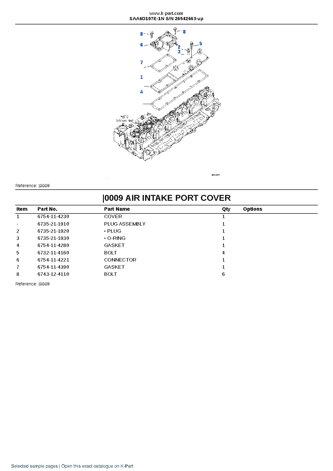 SAA6D107E-1N S/N 26542663-up – sample page 7 SAA6D107E-1N S/N 26542663-up – sample page 7