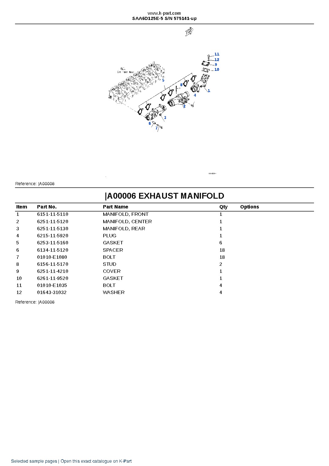 SAA6D125E-5 S/N 575141-up – sample page 5