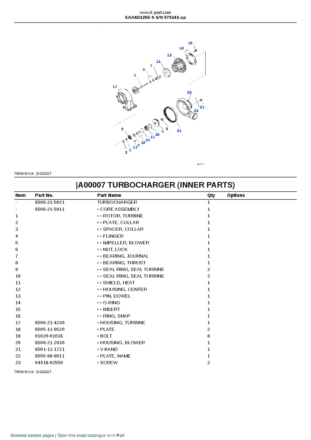 SAA6D125E-5 S/N 575141-up – sample page 6