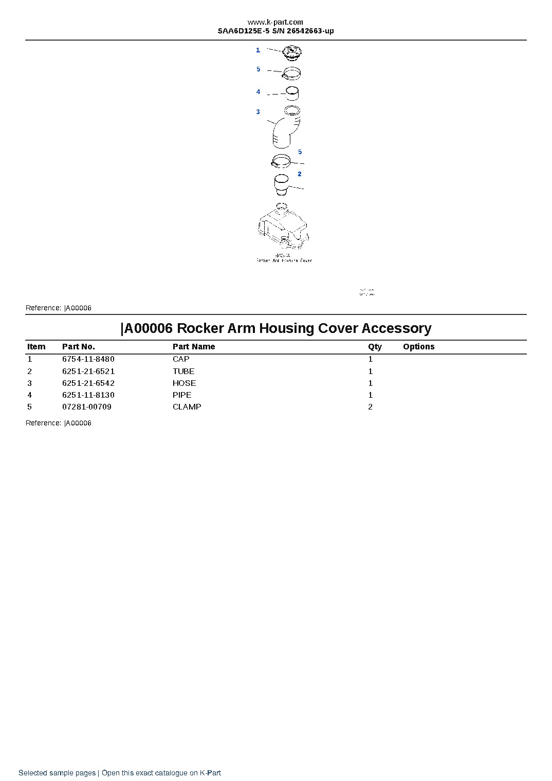 SAA6D125E-5 S/N 26542663-up – sample page 4