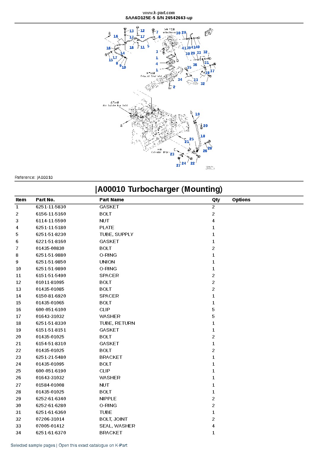 SAA6D125E-5 S/N 26542663-up – sample page 8