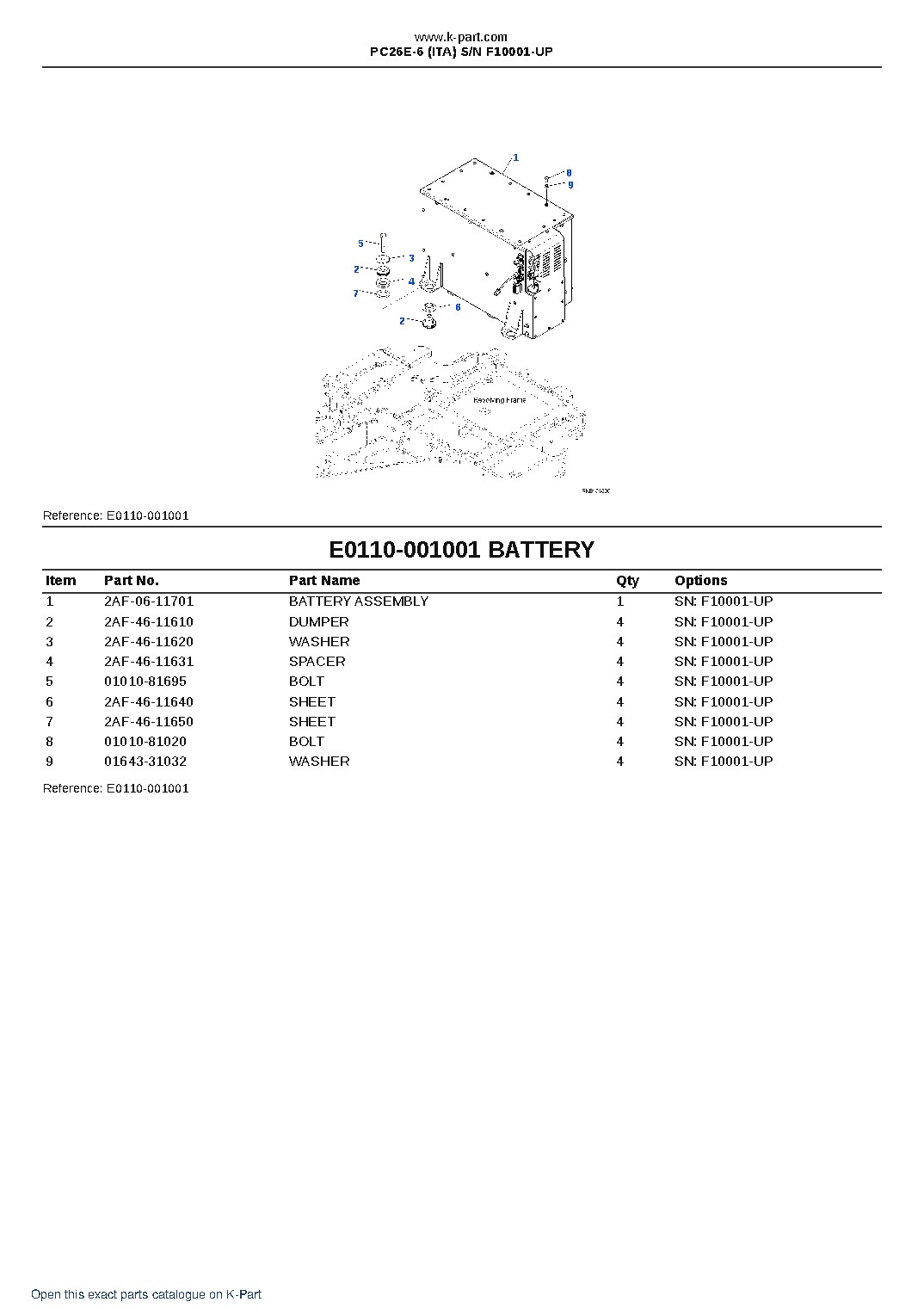 PC26E-6 (ITA)  S/N F10001-UP – sample page 4