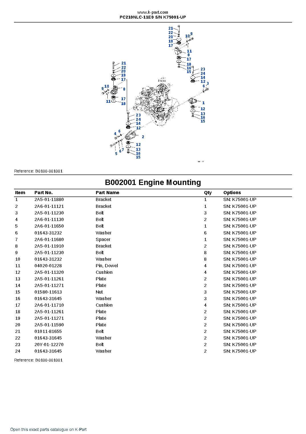 PC210NLC-11E0 S/N K75001-UP – sample page 4 PC210NLC-11E0 S/N K75001-UP – sample page 4