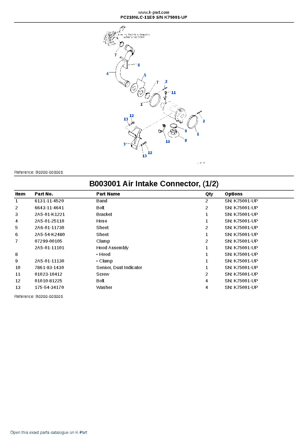 PC210NLC-11E0 S/N K75001-UP – sample page 5 PC210NLC-11E0 S/N K75001-UP – sample page 5