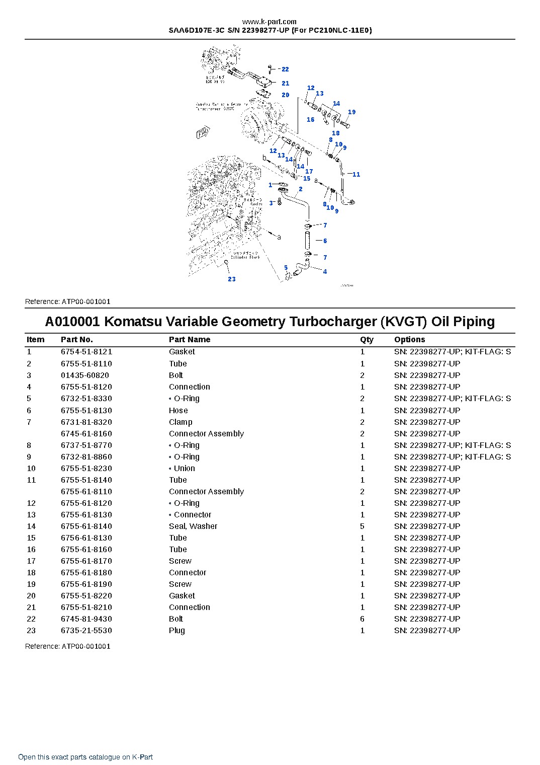SAA6D107E-3C S/N 22398277-UP (For PC210NLC-11E0) – sample page 10